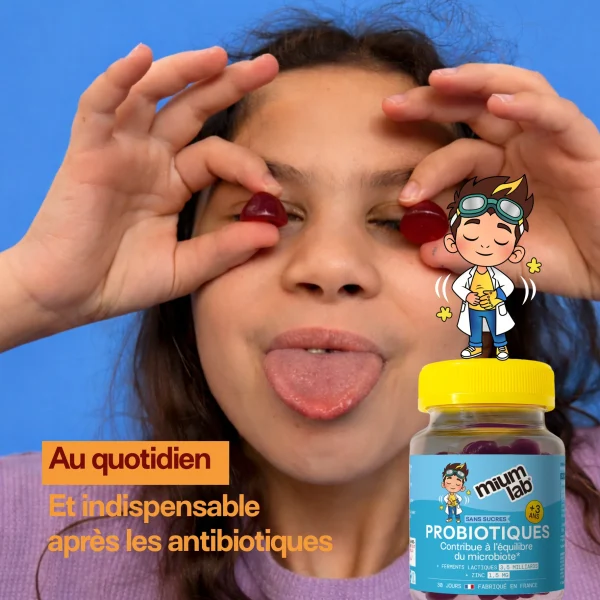 Mium Lab Gummies Probiotiques Enfants