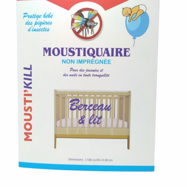 Moustiquaire Non Imprégnée Lit Bébé - 1 unité