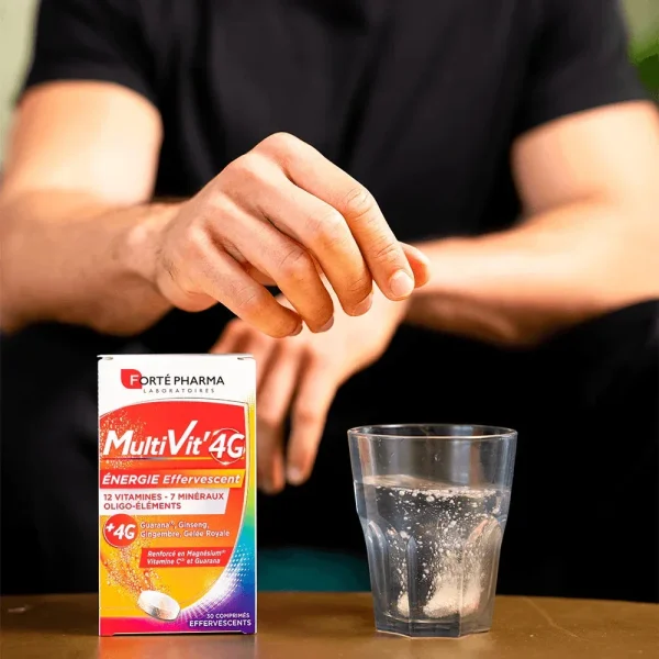 Multivit'4G Energie Effervescent