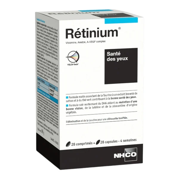 NHCO Rétinium - 28 comprimés + 28 capsules