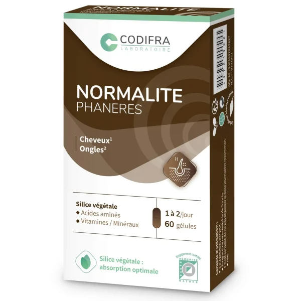 Normalite Phaneres - 60 gélules