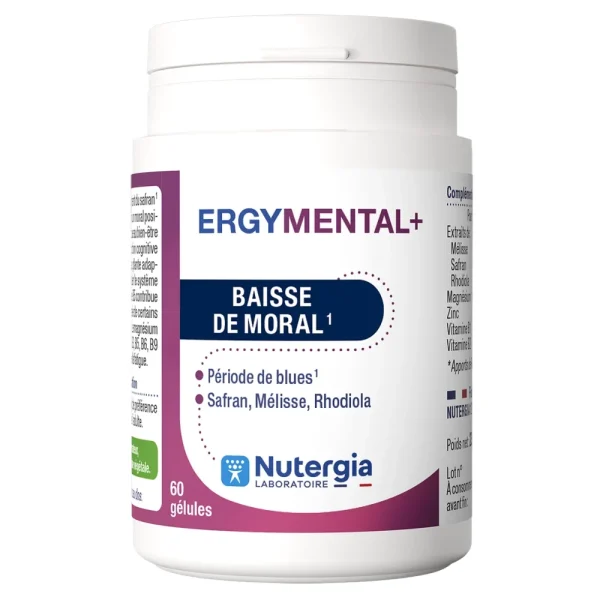 Nutergia ERGYMENTAL+ - 60 gélules