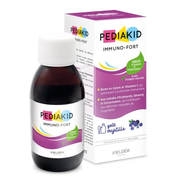 Pediakid Immuno-Fort- Sirop pour les défenses naturelles- 125 et 250ml - 125 ml