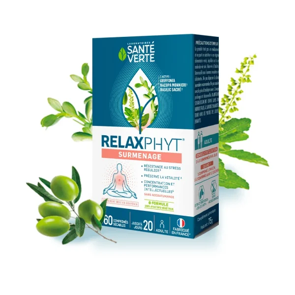 Relaxphyt Sérénité et Vitalité - 60 comprimés