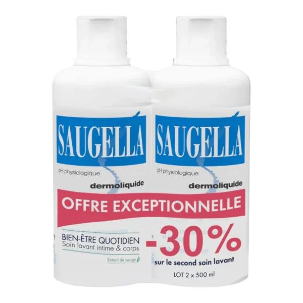 Saugella Dermoliquide - 2x500ml