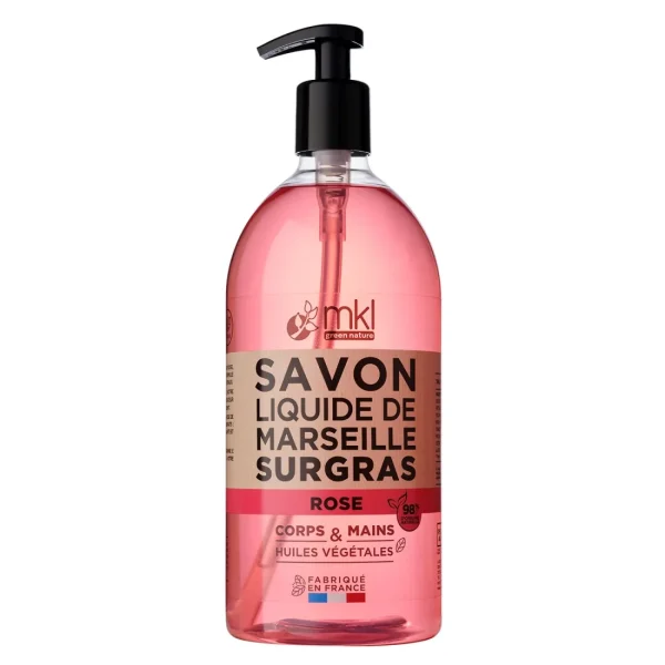 Savon de Marseille Liquide Rose - 1L