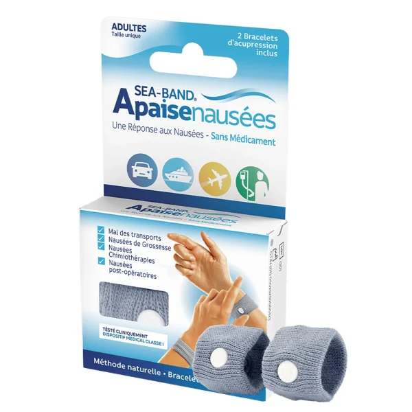 Sea-Band ApaiseNausées - Gris