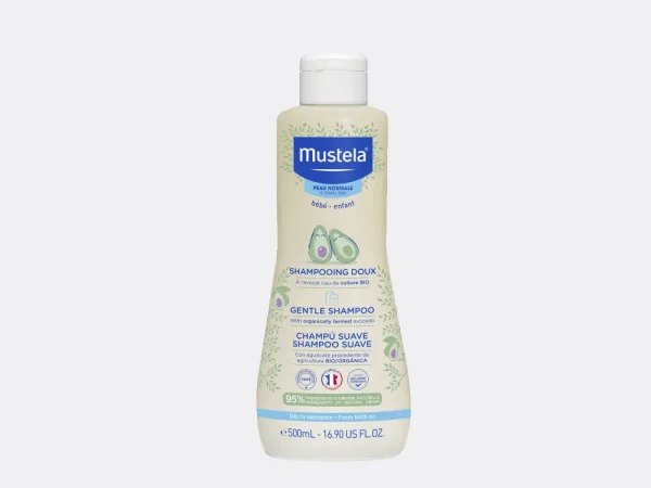 Shampoing doux bébé Mustela - Image 1 Shampoing doux bébé Mustela - 500ml