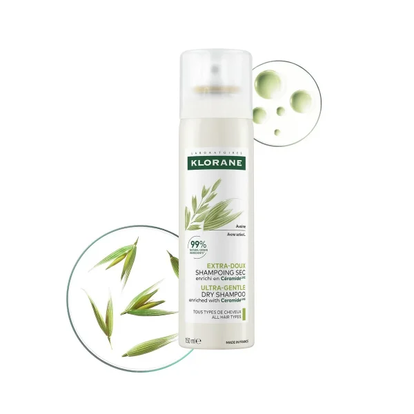Shampoing sec à l'avoine