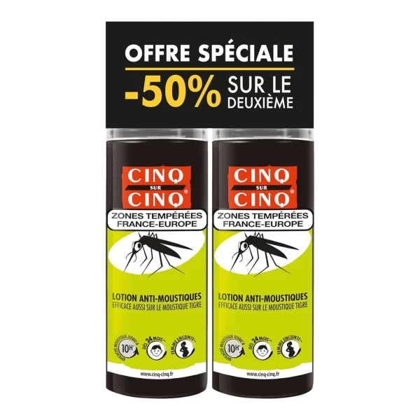 Spray Anti-Moustiques Zones Tempérées - 2x100ml