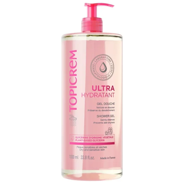 Topicrem Ultra-Hydratant - Gel Douche - 1L