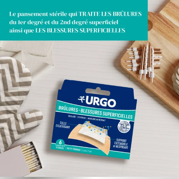 Urgo Brûlures Pansement stérile - Image 2 Urgo Brûlures Pansement stérile