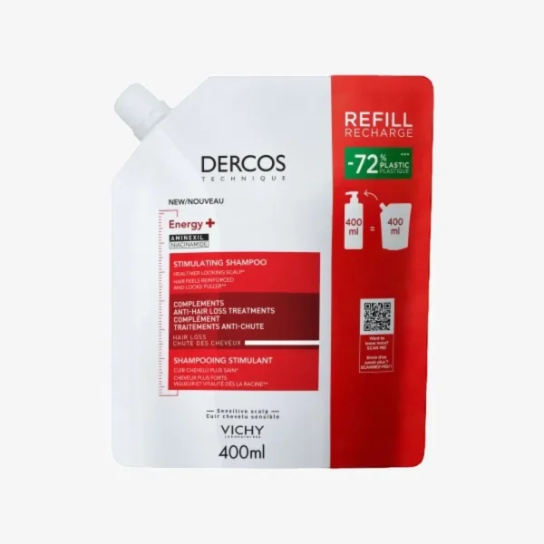 Vichy Dercos Energy+ Shampoing - Eco-recharge 400ml