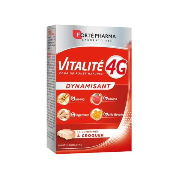 Vitalité 4G Dynamisant - 30 comprimés