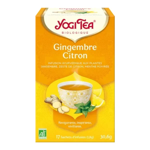 Yogi Tea Gingembre Citron - 17 sachets
