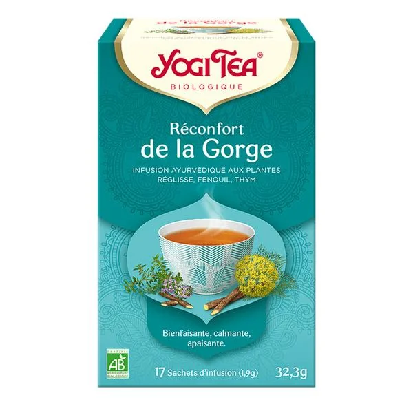 Yogi Tea Réconfort De La Gorge - 17 sachets