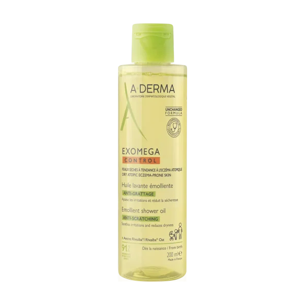 A-Derma Exomega Control - Huile Lavante Émolliente 200ml