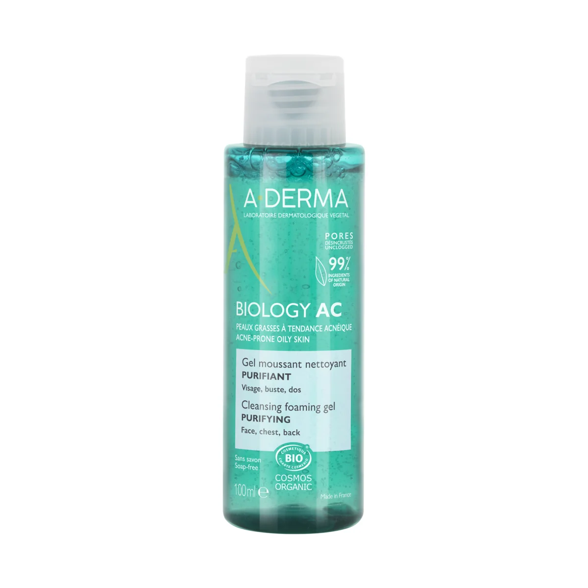 A-Derma Biology AC Gel moussant - Image 1 A-Derma Biology AC Gel moussant - 100ml