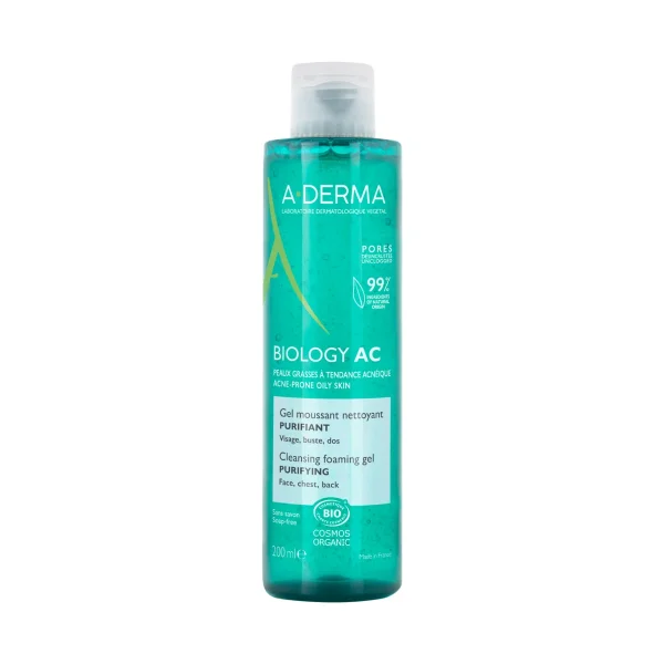 A-Derma Biology AC Gel moussant - Image 5 A-Derma Biology AC Gel moussant - 200ml