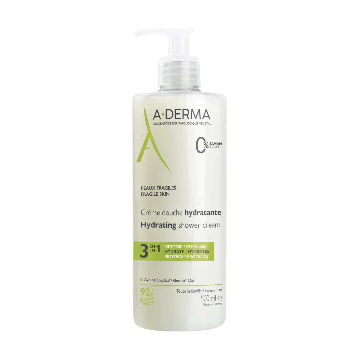 A-Derma Crème douche hydratante - 500ml