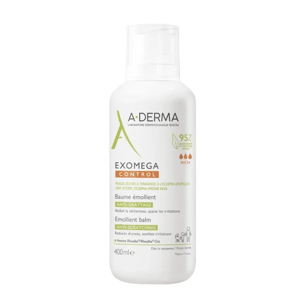 A-Derma Exomega Control Baume - Image 7 A-Derma Exomega Control Baume - 400ml