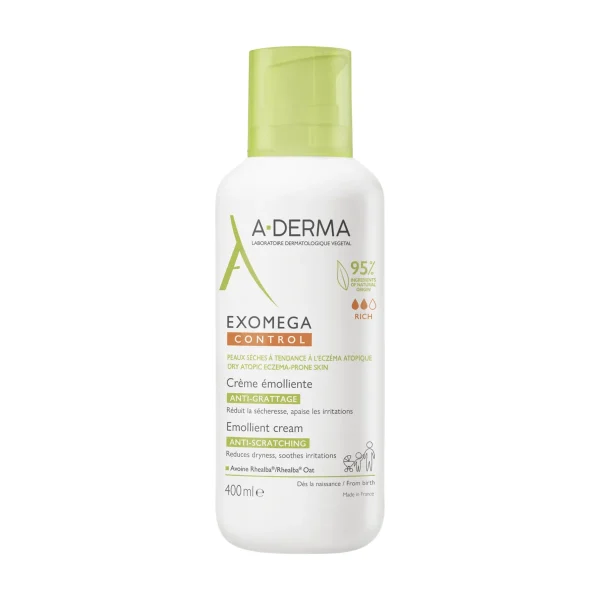 A-Derma Exomega Control Crème - Image 9 A-Derma Exomega Control Crème - 400ml