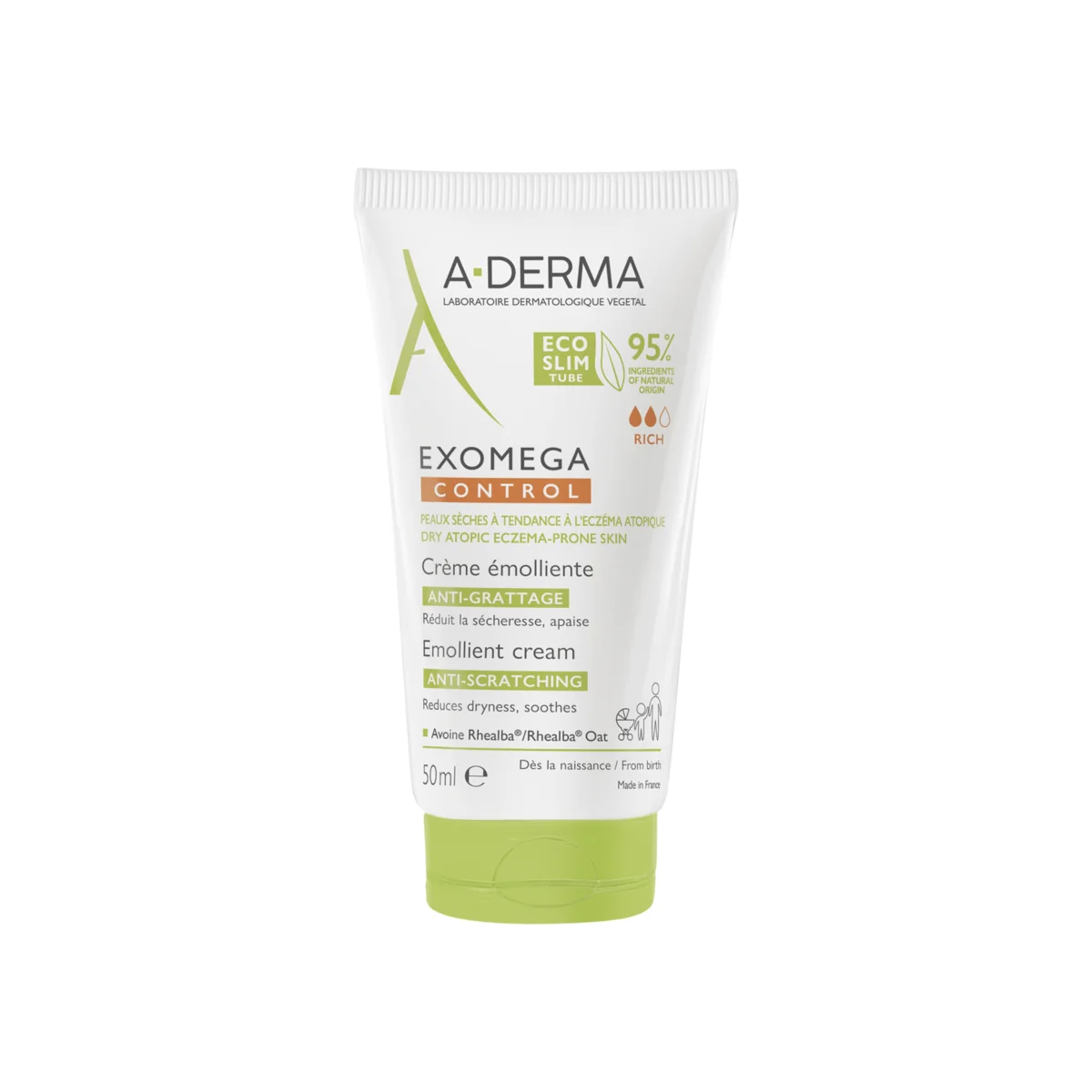 A-Derma Exomega Control Crème - Image 1 A-Derma Exomega Control Crème - 50ml