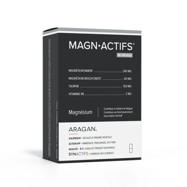 Aragan Synactifs Magnactifs - 60 gélules
