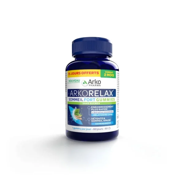 Arkopharma Arkorelax Sommeil Fort - 60 gommes