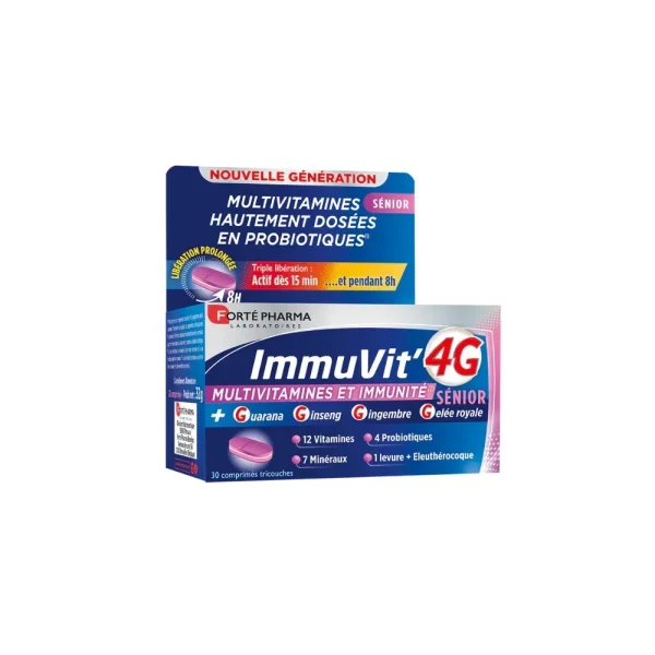 Forté Pharma ImmuVit'4G Sénior - 30 comprimés