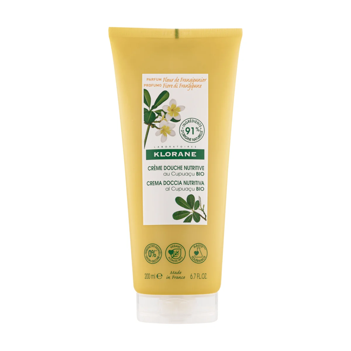 Klorane Crème douche Fleur de Frangipanier