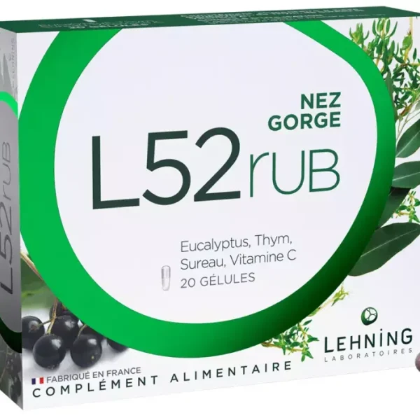 Lehning L52RUB Confort - 20 gélules