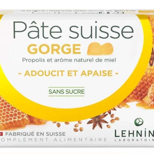 Lehning Pâte suisse Gorge - 40 gommes