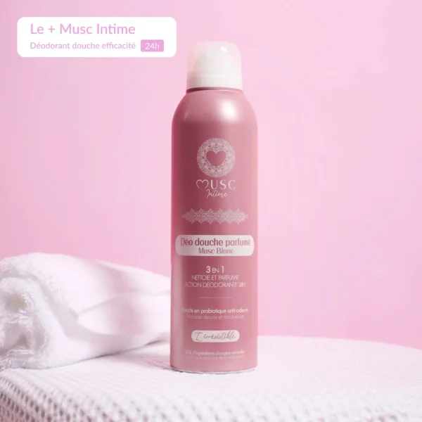 Musc Intime Déo douche Musc Blanc