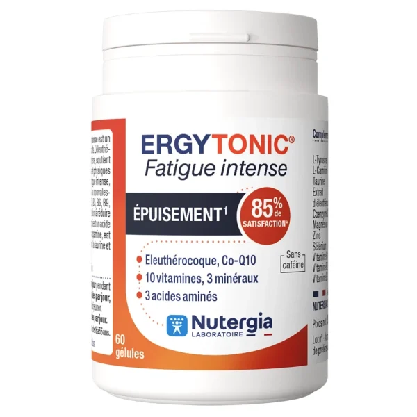 Nutergia Ergytonic Fatigue Intense - 60 gélules