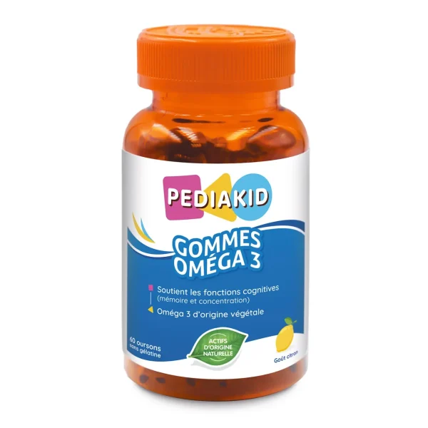 Pediakid Gommes Oméga 3 - 60 oursons