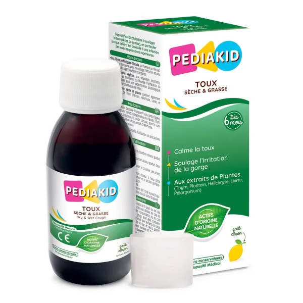 Pediakid Sirop Toux Sèche & Grasse - 125ml