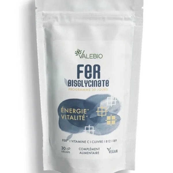 Valebio Fer Bisglycinate - 30 gélules