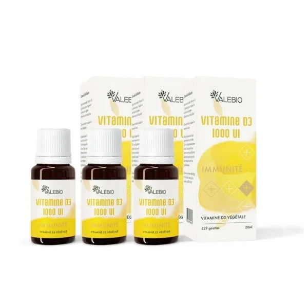 Valebio Vitamine D3 végétale