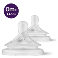 Avent Natural Tétines Débit 2 - Lot de 2