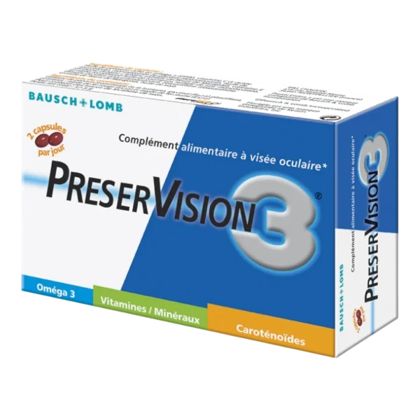 Bausch + Lomb PreserVision 3 - 60 capsules
