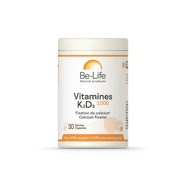 Be-Life Vitamines K2D3 1000 - 30 Gél.