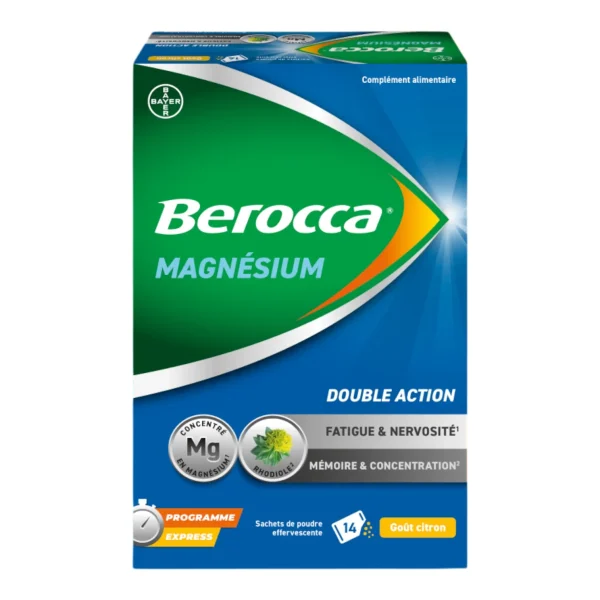 Berocca Magnésium Double Action - 14 sachets