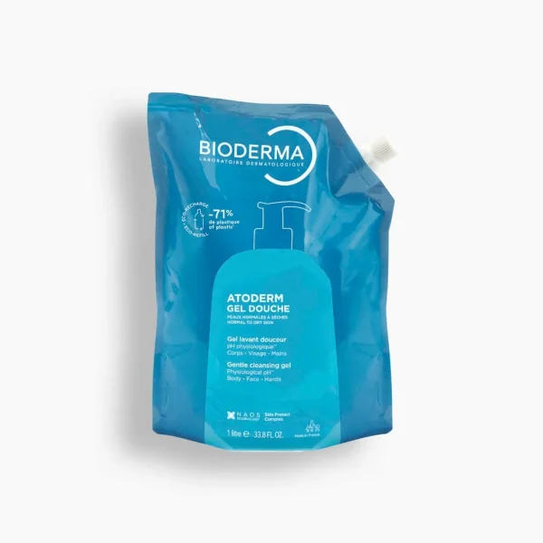 Bioderma Atoderm Gel douche - éco-recharge 1L