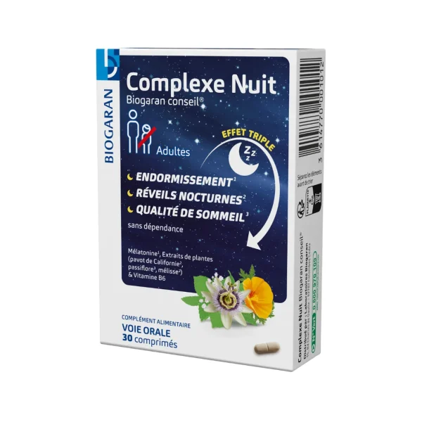 Biogaran Complexe Nuit - 30 comprimés