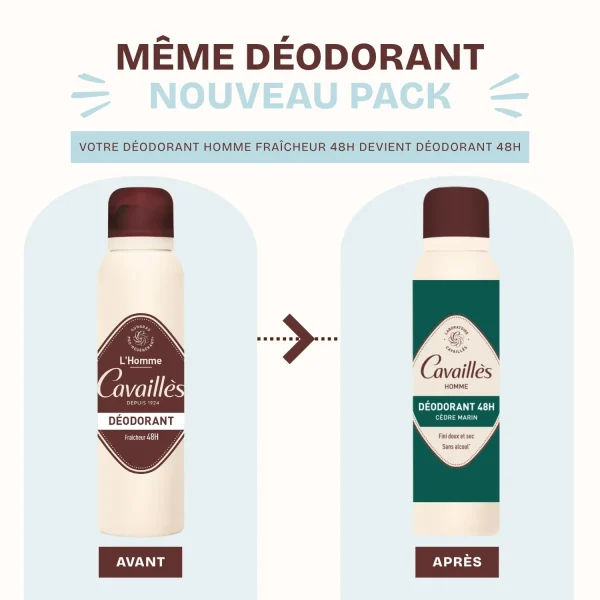 Cavaillès Homme Déodorant Fraîcheur