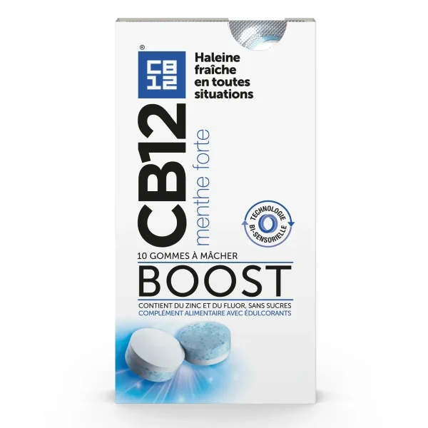 CB12 Boost Menthe Forte - 10 gommes