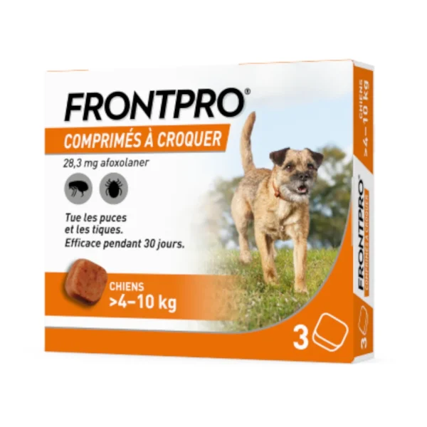 FRONTPRO Chien 4-10 kg - 3 comprimés