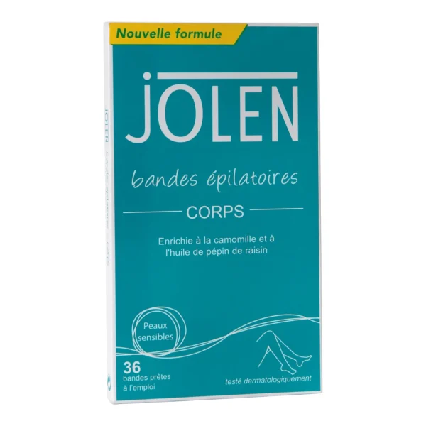 Jolen Bandes de cire Corps - 36 unités
