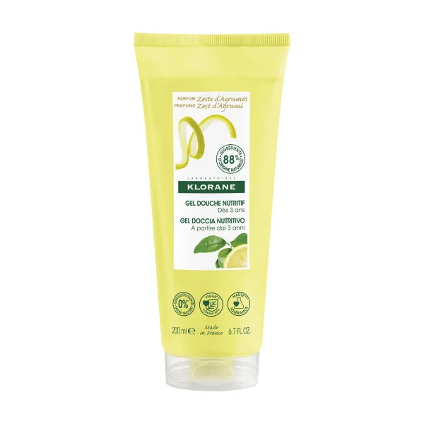 Klorane Gel douche Zeste d'Agrumes - 200ml